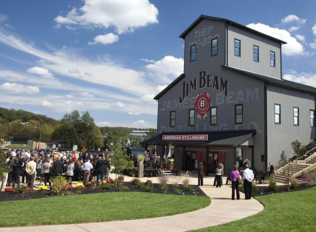 Crowd Outside Jim Beam American Stillhouse