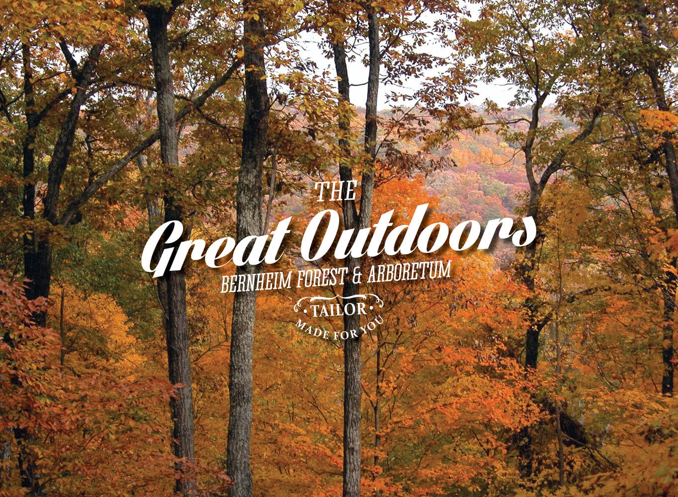 Website banner showcasing The Great Outdoors