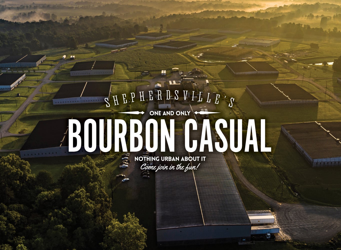 Website Banner showcasing Bourbon