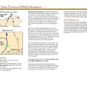 Knobs State Forest Map