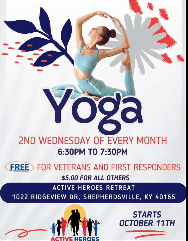 Active Heroes Yoga Flyer