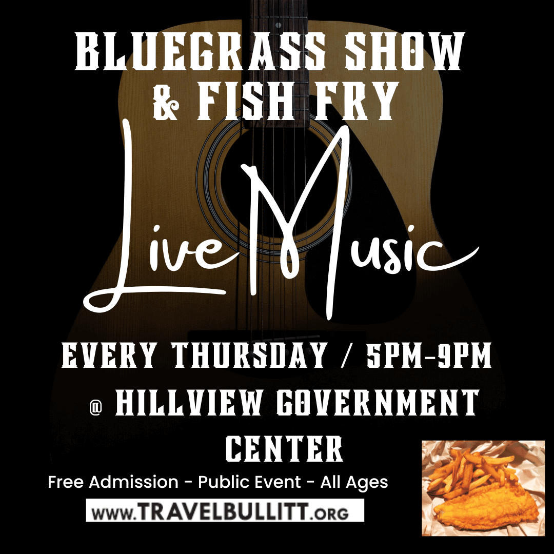 Bluegrass Show and Fish Fry Flyer 2024