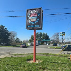 Crystals Diner Sign