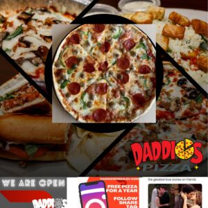 Daddios Pizza Flyer