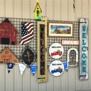 Small Town Art Gallery Art Wall