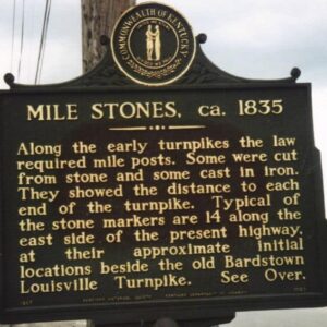 Turnpike Mile Stones