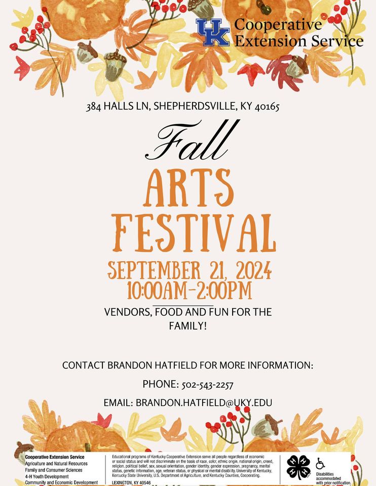 Fall Arts Festival